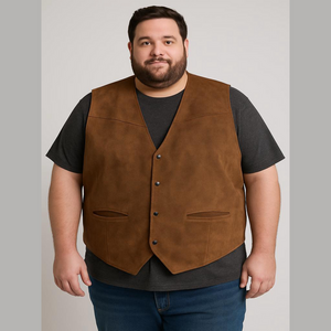 PJ Paul Jones Faux Suede Vest Size 3X NWT